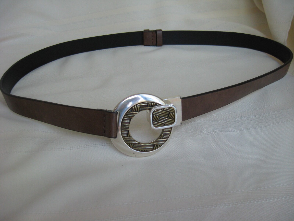 CHICO\'S SHINY TAUPE BLING ACCENT HOOK BELT NWT! LG Chicos Belt - Etsy main image 3