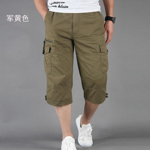 New Work Shorts Mens Combat Cargo Multi Pockets Casual Summer Shorts Half Pants - Picture 7 of 23