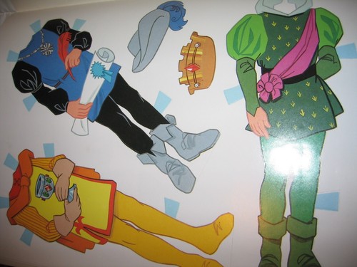 1994 Paper Dolls Snow White and the Seven Dwarfs Golden Book New - Picture 3 of 4
