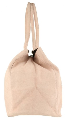 Vera Pelle Genuine Expandable Italian Suede Leather Shoulder Bag Handbag - Picture 64 of 132