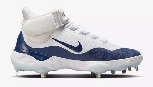Nike Alpha Huarache Elite 4 Mid Metal Baseball Cleats Shoes Size 9 FD2744-103 - Picture 3 of 5