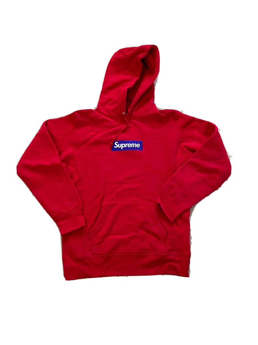 100% Authentic* Supreme Box Logo Hoodie FW17 - Medium Red- FREE SHIPPING