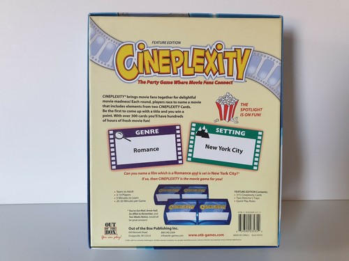 Jeu Cineplexity Film Fans Party Games Feature Edition Fun Questions - Photo 8 sur 9