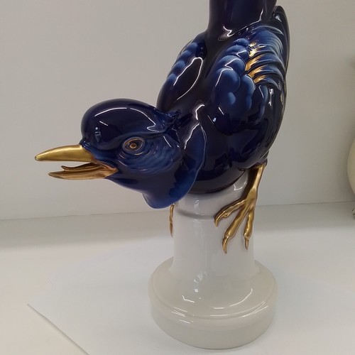 Alteste Volkstedt Große Porzellan figur Vogel A. Storch 43cm - Bild 12 von 12