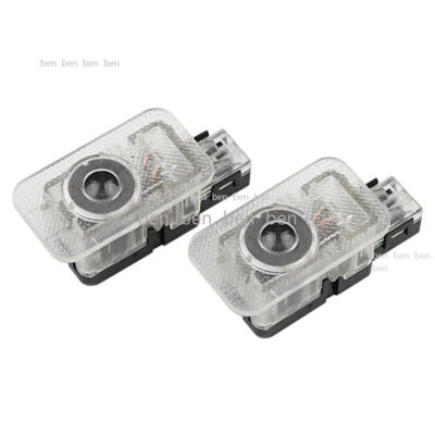 2 LED Door Light Step Puddle Laser Projector Welcome Ghost Shadow Lamp For VOLVO