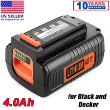 40V Lithium Battery for Black and Decker LBXR36 4.0AH 40 Volt Max LBX2040 4.0Ah