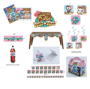 Sheriff Callie Party Supplies Supply Theme Novelty Event Gift