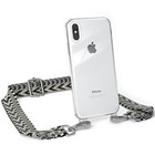 Łańcuszek na telefon komórkowy do iPhone XS Max Boho Sznurek Etui z paskiem Szeroki Zielony / Czarny