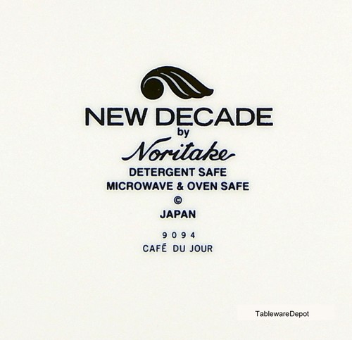 Noritake CAFE DU JOUR: Set of 4 Salad Plates SUPERB+ Condition! New Decade 9094 - Picture 3 of 3