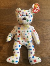 Ty Beanie Baby Ty 2K 2000 Millennium Bear Confetti Vintage Retired