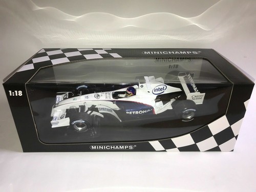 SAUBER BMW C24B #17 F1 Test Valencia 2006 Villeneuve Minichamps 100060903 1/18 - Foto 1 di 5