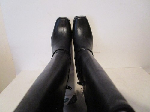 Universal Thread Womens Oakley Harness Moto Biker Boots Black Size 10 - Picture 4 of 5