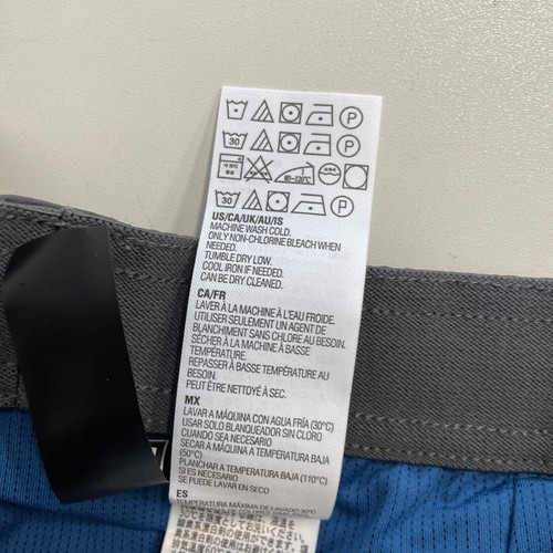 Costume da bagno uomo Kirkland elastico in vita foderato GRANDE grigio pantaloncino ritorno/eccellente - Foto 6 di 12