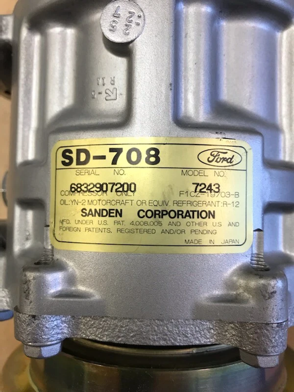 Compresor de aire acondicionado. Se adapta a Ford Escort/Mercury Tracer 1991-94 con aire instalado de distribuidor Foto 4 de 4