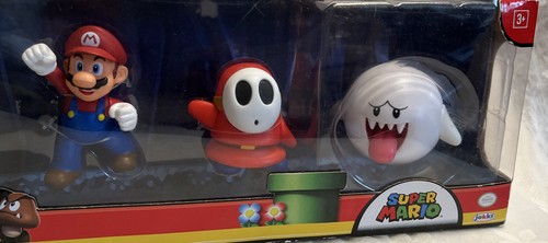 World of Nintendo Mushroom Kingdom 5 Pack Mario Goomba Boo Piranha plant New - Picture 3 of 6