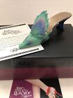 Just The Right Shoe by Raine Peacock Feathers 2002 W/ Coa Blue Green