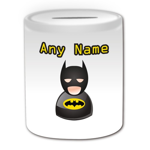 Personalised Gift Batman Mug Money Box Customise Superhero Cup Coffee Avengers - Picture 19 of 20