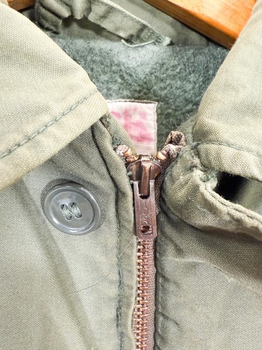 Chaqueta de cubierta vintage años 60 USN A2 talla M plantilla envejecida clima frío - Imagen 6 de 9