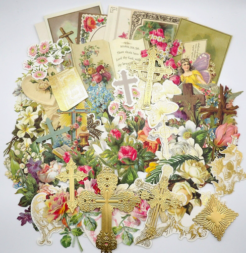 Anna Griffin 84 Pc FAITHFUL Religious EASTER Die Cuts - See shipping deal! 2017