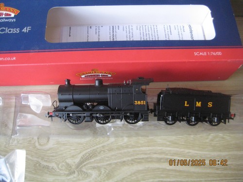 BACHMANN RAILWAYS OO 31-880 CLASS 4F 0-6-0 3851 LMS BLACK