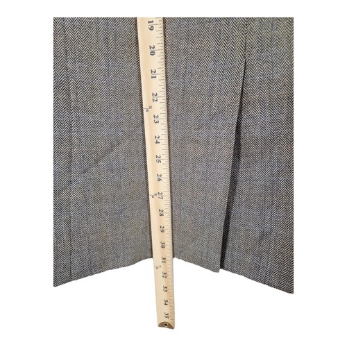 Ralph Lauren Herren 44R Lammwolle Tweed 2 Knopf Sport Mantel Fischgrät Braun - Bild 12 von 12