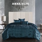 New Plush Velvet Sofia Panel Headboard  20" 24" Height  3FT 4FT 4FT6 5FT 6FT