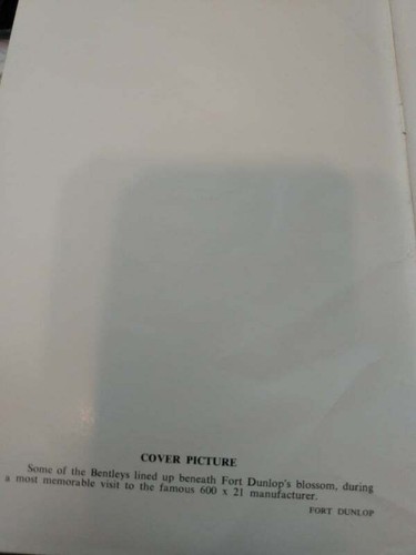 THE BENTLEY DRIVERS CLUB REVIEW  JUL 1968 ISSUE, SOME CREASES ON COVER, OK OVERA - Picture 4 of 11