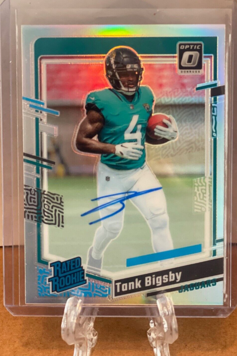 2023 Panini Donruss Optic Rated Rookie Holo Prizm Auto Tank Bigsby #252 143/150