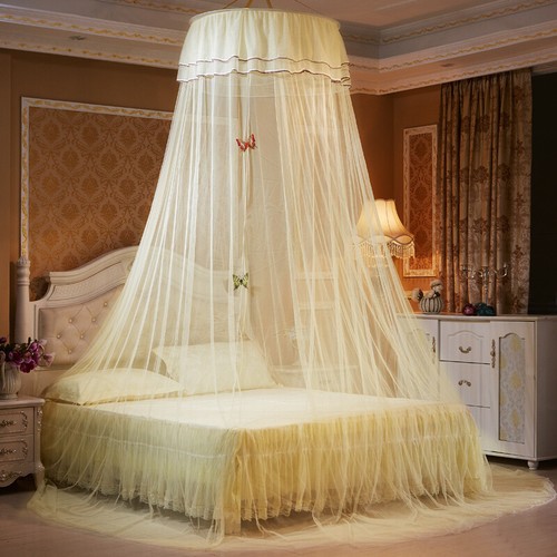 Bedding Dome Tent Lace Princess Bed Canopy Bedcover Mosquito Net Curtain Decor - Picture 2 of 29