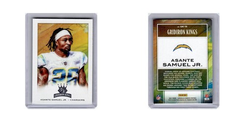 Asante Samuel Jr. 2021 Panini Chronicles Gridiron Kings #GK-38 Chargers NM - Picture 3 of 3