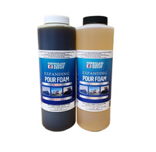 6 Lb. Density Expanding Pour Foam, 2 Part Polyurethane Closed Cell Liquid Foam