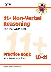 CEM Non-Verbal Reasoning Practice Book /& Assessment Tests New 11 with Online Edition Ages 9-10