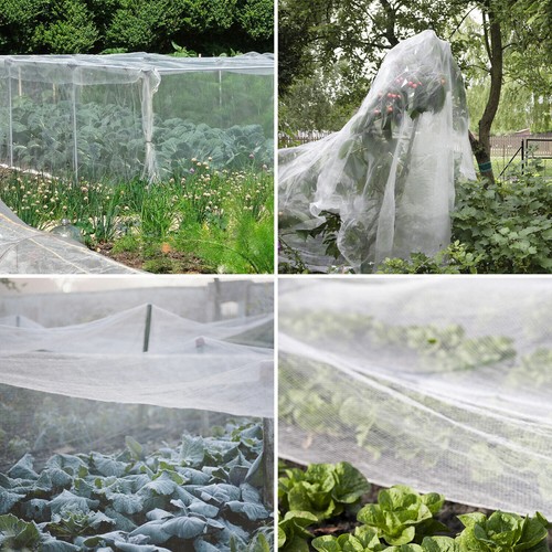10*50FT Mosquito Garden Bug Insect Netting Barrier Bird Net Plant Protect Mesh - Bild 15 von 16
