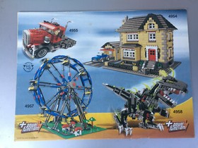 2007 Lego Creator BOOK / MANUAL Rare 4954  3in1 House
