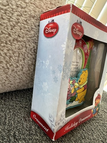 Disney Winne The Pooh Orso e Maialino Cornice Natalizia Decorazione Albero di Natale - Foto 2 di 7