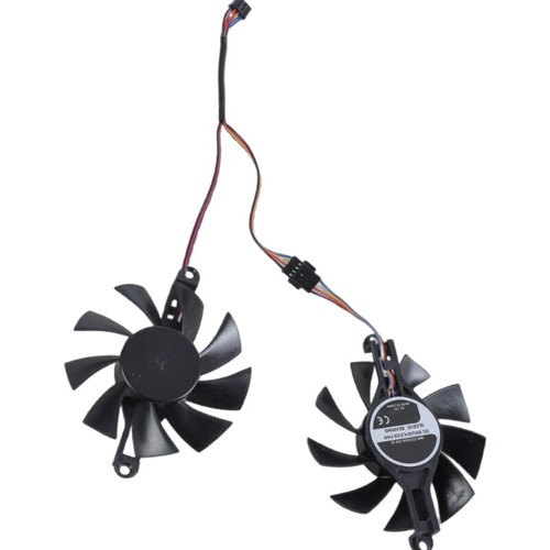 80mm 4Pin Video Card Fan Graphics Card Cooling Graphics Card Radiator for RX580 - Photo 3/8