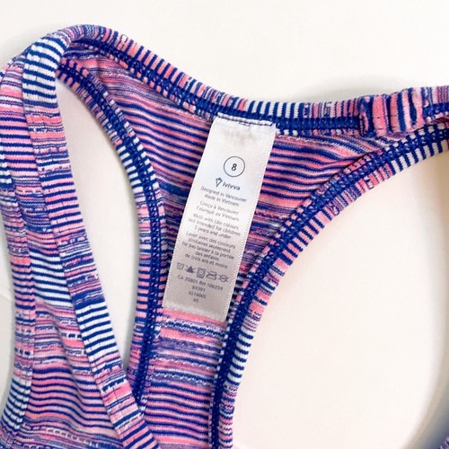 Ivivva by Lululemon Multi Racerback Tank, Size 8 - Picture 3 of 4