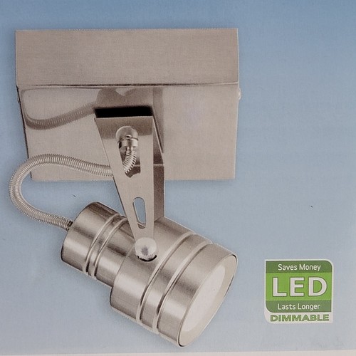 NEW - Kichler Lighting Cadigan Satin Nickel LED Flush Mount Adjustable Light - Picture 16 of 24