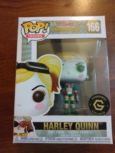 Funko Pop Holiday Harley Quinn 166 DC Comics Bombshells MyGeekBox Exclusive