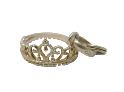 Links of London Sterlingsilber Diadem Charm Anhänger Vintage um 2000