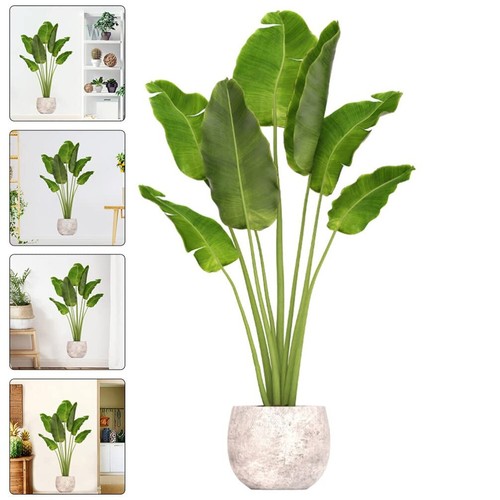 VOSAREA Green Plant Wall Decals 3D Potted Plant Wall Stickers Removable Bonsa... - Picture 9 of 9