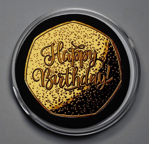 Commemorativo in oro 24 ct 25° compleanno in capsula. Regalo/Regalo. 25 anni - Foto 7 di 11