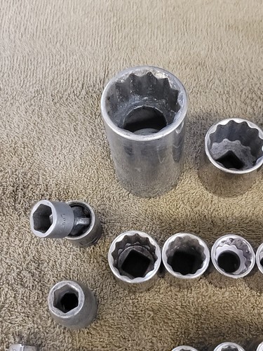 32 Armstrong Socket Swivel Hex Adapter 1/4" 1/2 3/4 Drive 1-5/16 13mm Sae Set - Picture 4 of 24