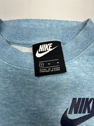 Nike Girls Youth Pockets Soft Fleece Blue Heather T-Shirt Dress, Tennis Medium - Picture 3 of 3