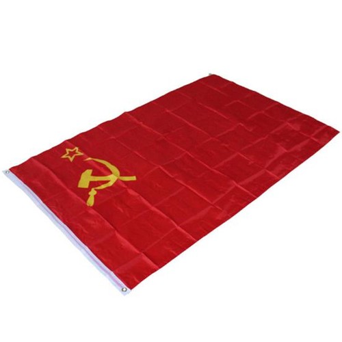 3x5' Feet Ussr Flag Banner Red Cccp Russian Union of Soviet Socialist Republics - Picture 3 of 5