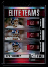 2007 DONRUSS ELITE TEAMS RED #15 ELI MANNING/JEREMY SHOCKEY/BRANDON JACOBS /400