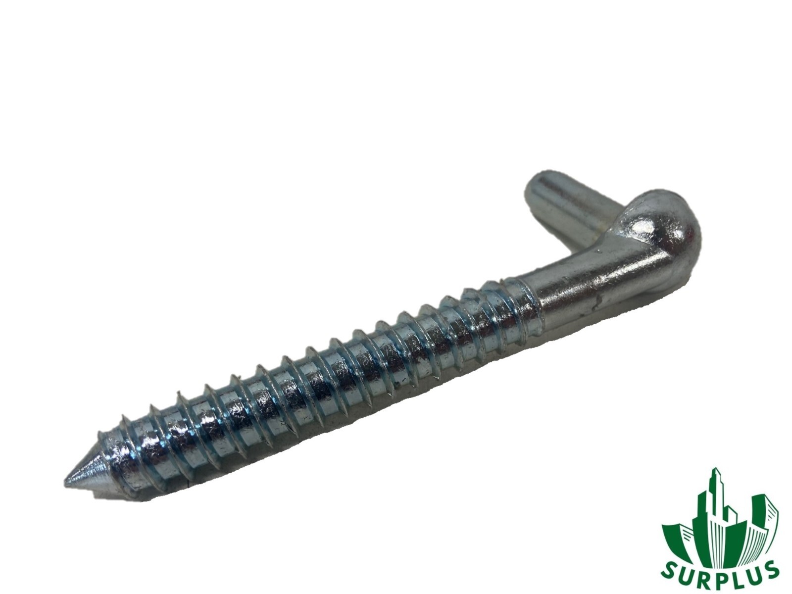 HINGE (4 PACK) Screw Hook And Strap 6" x 11/4" Steel Zinc Plated