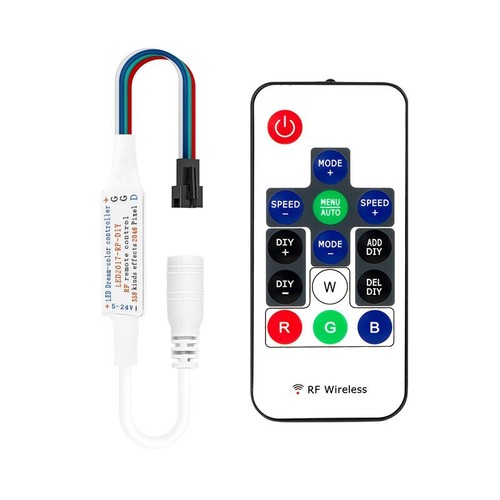 WS2815 WS2813 LED Lights Controller RF 14key 21Key Remote 4pin Led StripDC5-24V - Picture 9 of 9