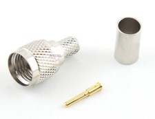 Mini-UHF Male Coax Connector RG-8X LMR-240 Crimp 2-Pcs - USA Ham Radio Seller
