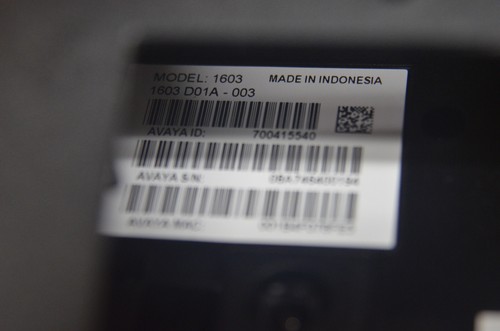 Avaya 1603 DO1A-003  IP Phone       (G-K) - Picture 4 of 10